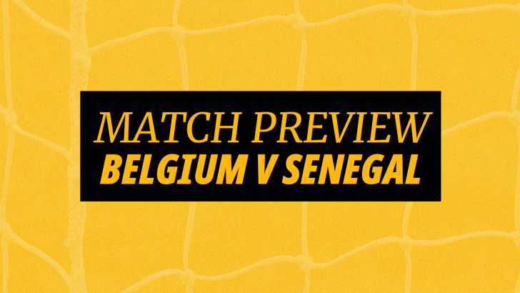 Betfair banner for World Cup betting tips on Belgium v Senegal
